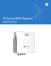 Motorola FX7400 Series RFID Reader Manuals